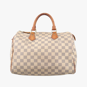 Pre-owned Louis Vuitton Speedy 30 AZUR Damier Canvas N41533 handbag | stylenewstar