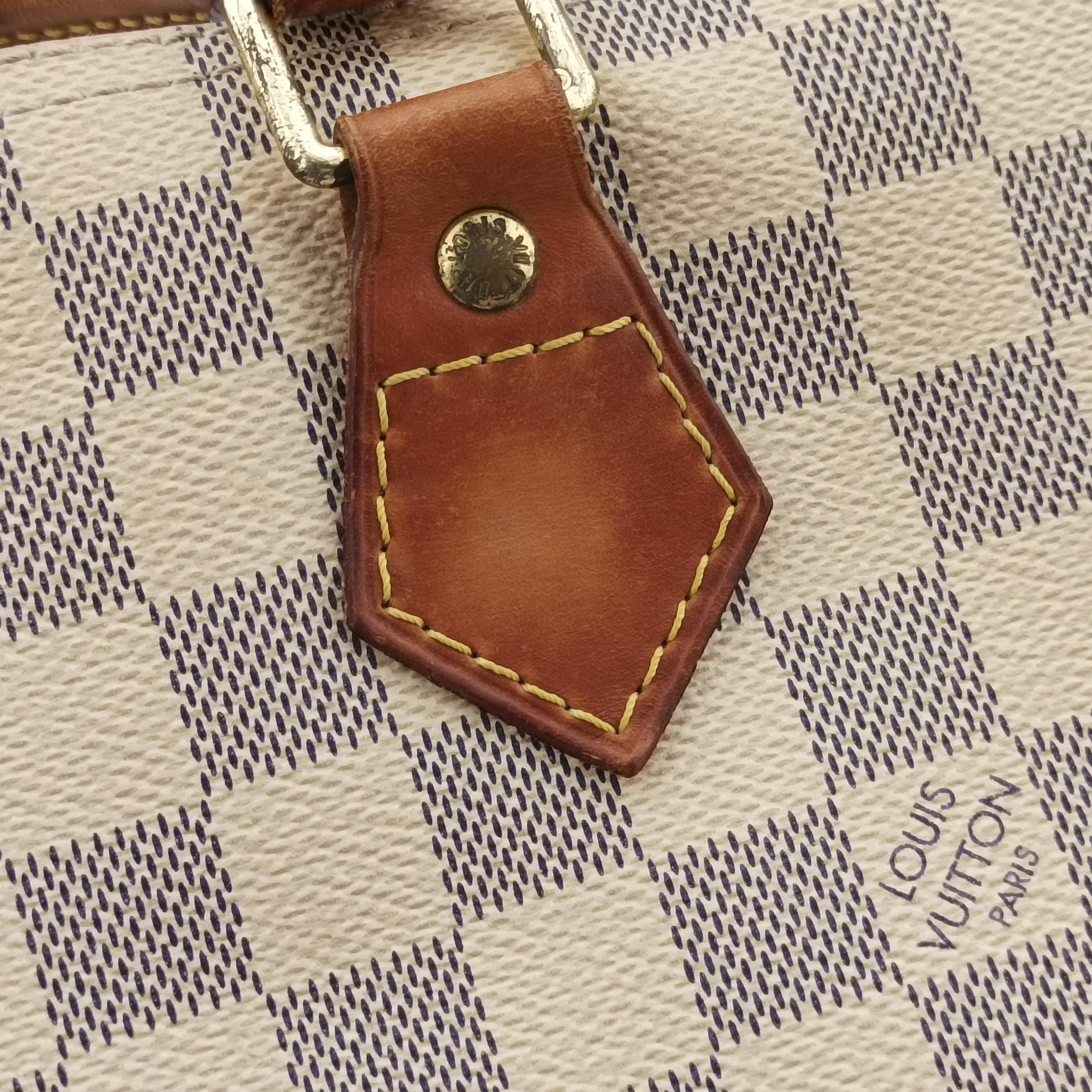 Pre-owned Louis Vuitton Speedy 30 AZUR Damier Canvas N41533 handbag | stylenewstar