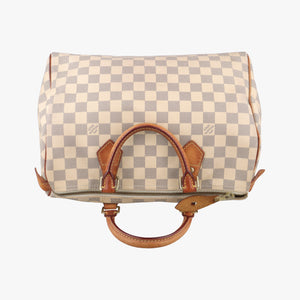Pre-owned Louis Vuitton Speedy 30 AZUR Damier Canvas N41533 handbag | stylenewstar