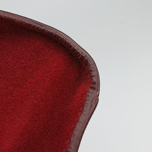 Pre-owned Celine Luggage Small Square Phantom Burgundy Suede  handbag | stylenewstar