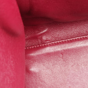 Pre-owned Celine Luggage Small Square Phantom Burgundy Suede  handbag | stylenewstar