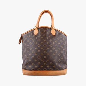 Pre-owned Louis Vuitton LOCKIT Brown Monogram Canvas M40103 handbag | stylenewstar