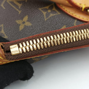 Pre-owned Louis Vuitton LOCKIT Brown Monogram Canvas M40103 handbag | stylenewstar