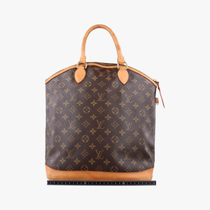 Pre-owned Louis Vuitton LOCKIT Brown Monogram Canvas M40103 handbag | stylenewstar
