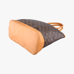 Pre-owned Louis Vuitton LOCKIT Brown Monogram Canvas M40103 handbag | stylenewstar