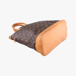 Pre-owned Louis Vuitton LOCKIT Brown Monogram Canvas M40103 handbag | stylenewstar