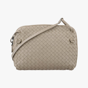 Pre-owned Bottega Veneta Nodini Beige lambskin  shoulderbag | stylenewstar