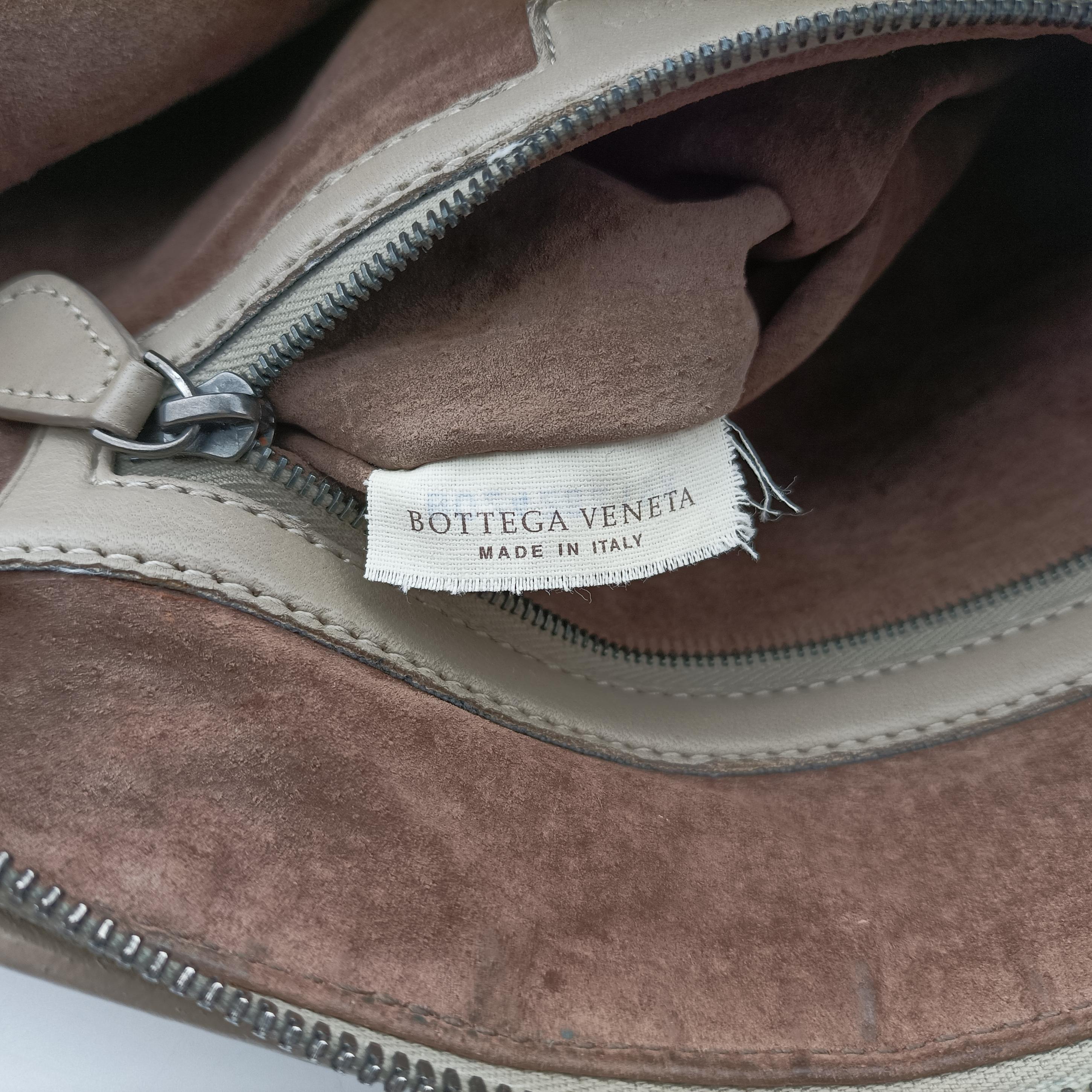 Pre-owned Bottega Veneta Nodini Beige lambskin  shoulderbag | stylenewstar