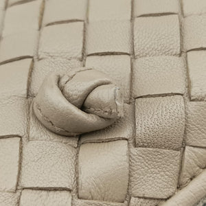 Pre-owned Bottega Veneta Nodini Beige lambskin  shoulderbag | stylenewstar