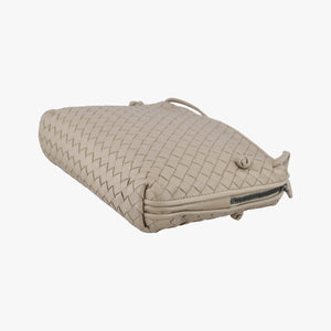 Pre-owned Bottega Veneta Nodini Beige lambskin  shoulderbag | stylenewstar