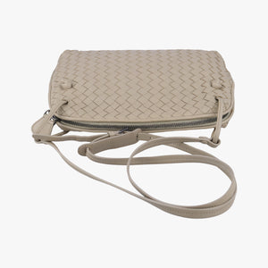 Pre-owned Bottega Veneta Nodini Beige lambskin  shoulderbag | stylenewstar