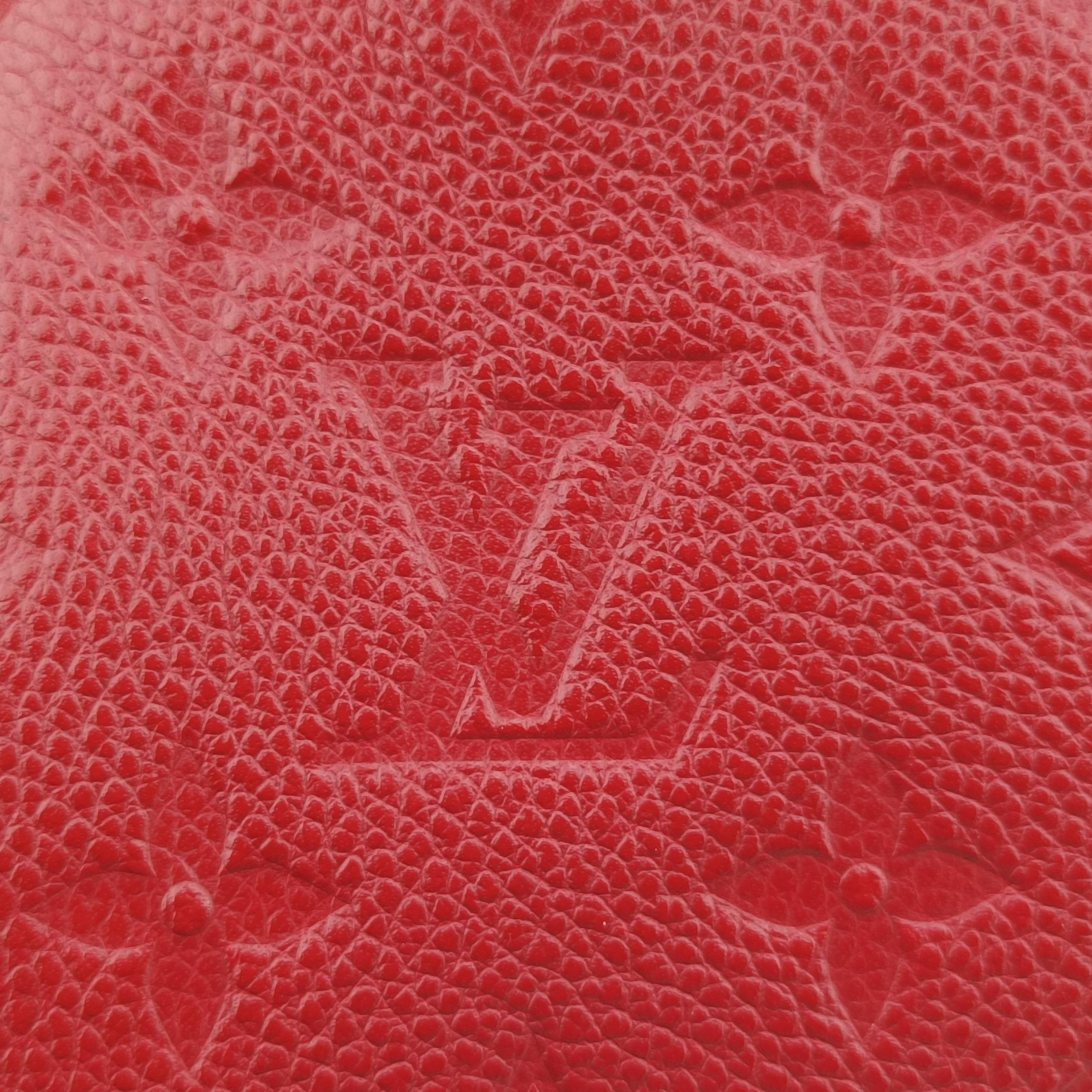 Pre-owned Louis Vuitton Montaigne Nano Cerise Monogram Empreinte M50865 shoulderbag | stylenewstar