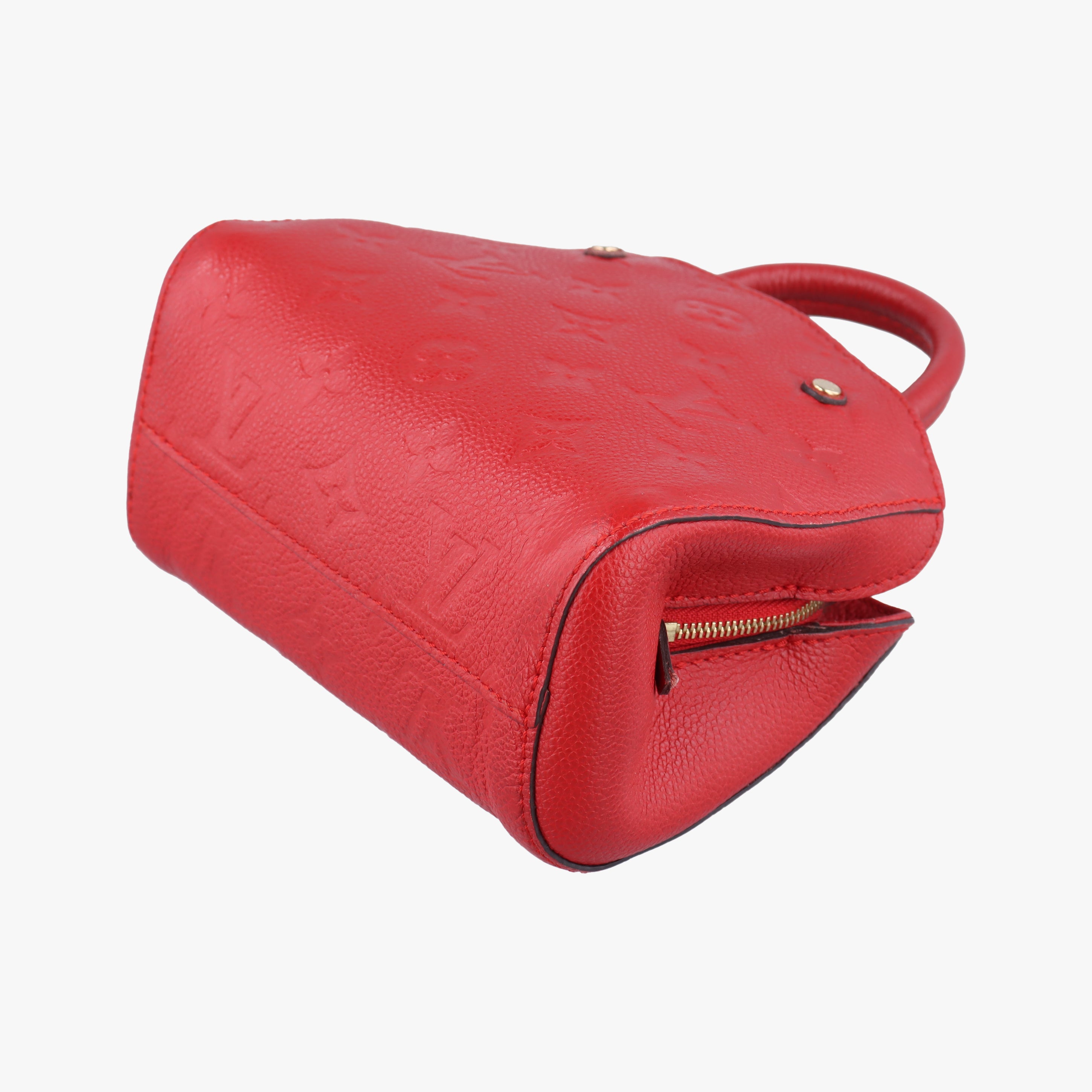 Pre-owned Louis Vuitton Montaigne Nano Cerise Monogram Empreinte M50865 shoulderbag | stylenewstar