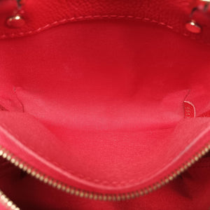 Pre-owned Louis Vuitton Montaigne Nano Cerise Monogram Empreinte M50865 shoulderbag | stylenewstar