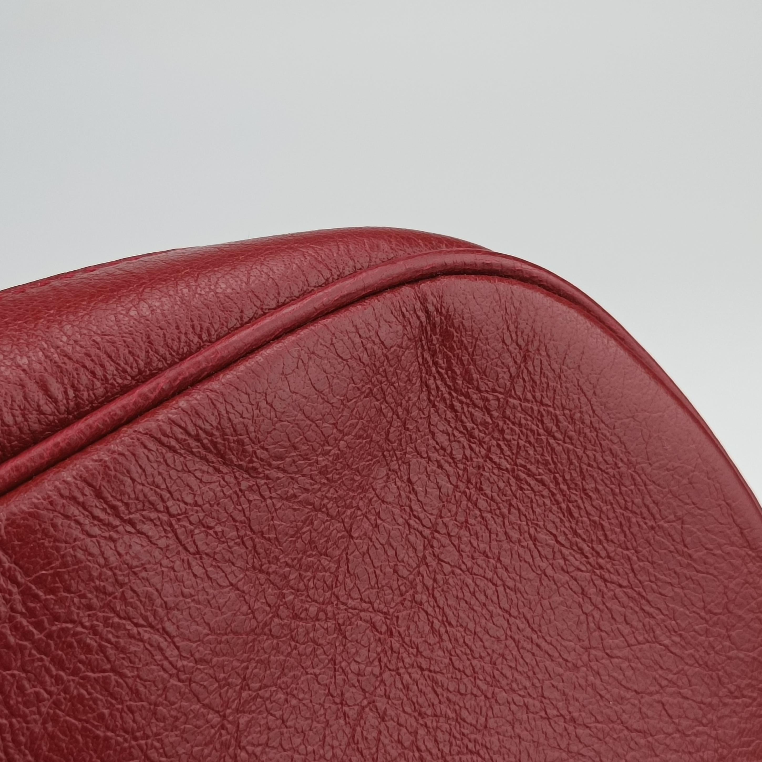 Pre-owned Gucci Rajah WEB Tiger Bucket Navy×red Suede x leather 553961 shoulderbag | stylenewstar