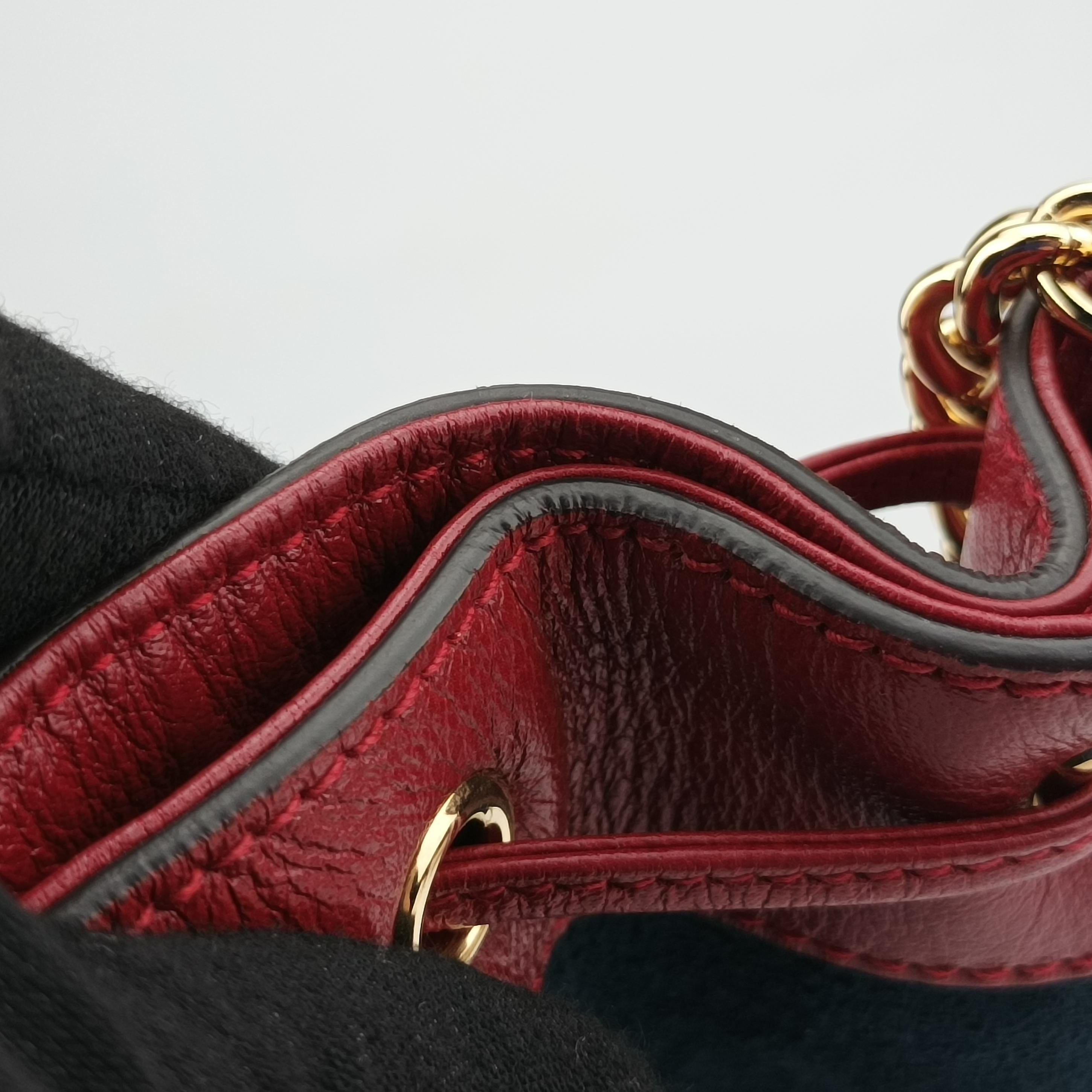 Pre-owned Gucci Rajah WEB Tiger Bucket Navy×red Suede x leather 553961 shoulderbag | stylenewstar