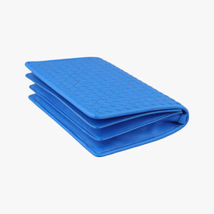 Pre-owned Bottega Veneta Intrecciato Blue lambskin  shoulderbag | stylenewstar