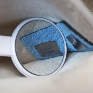 Pre-owned Chloe DREW Blue Leather  shoulderbag | stylenewstar