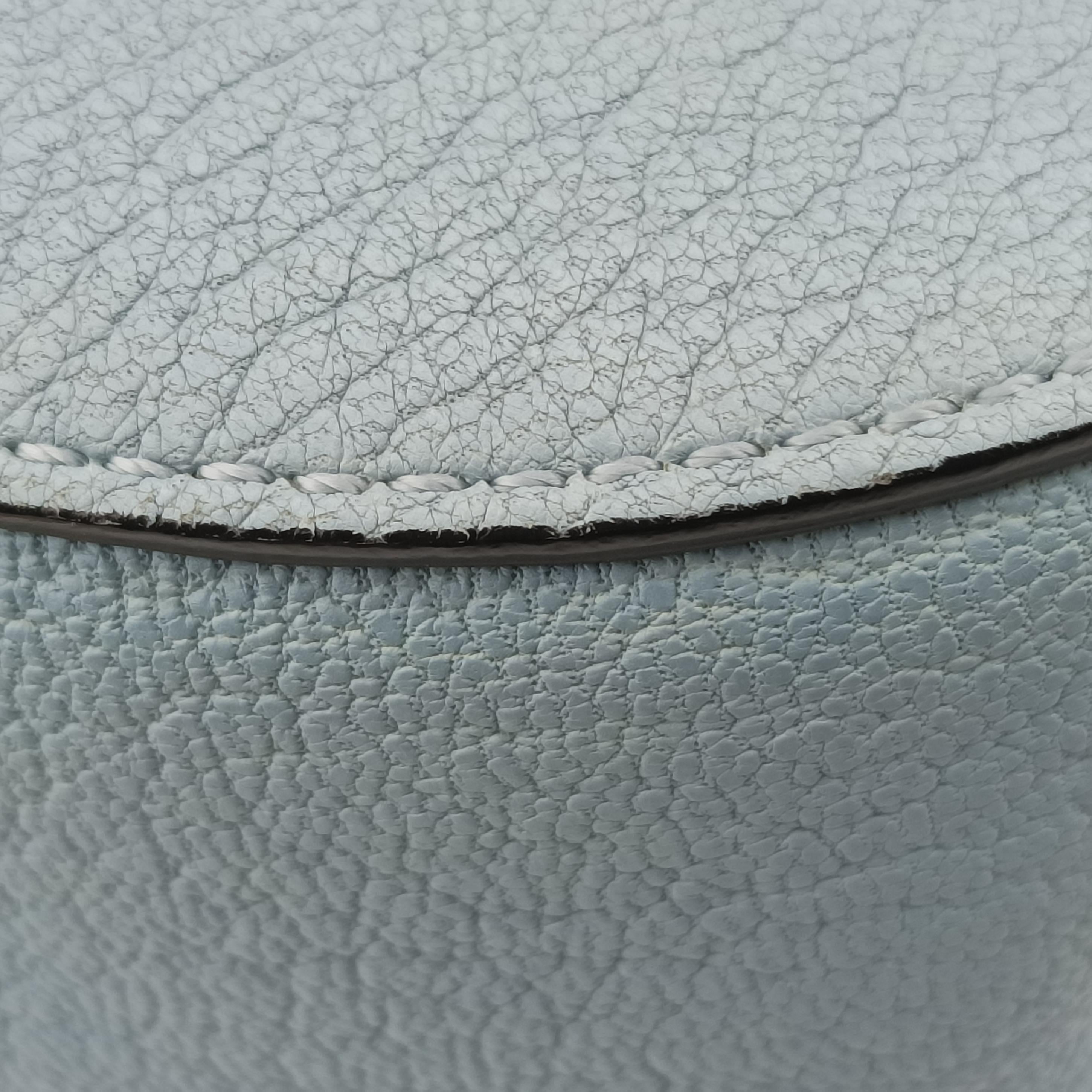 Pre-owned Chloe DREW Blue Leather  shoulderbag | stylenewstar