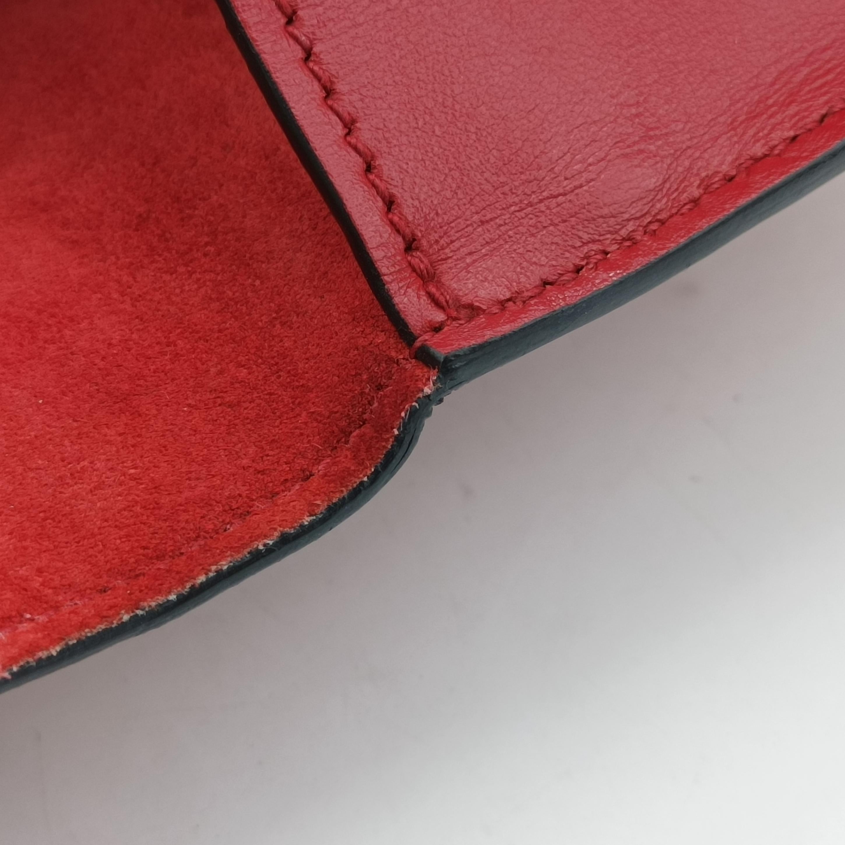 Vintage Miu Miu Miu Lady Red×multicolor Leather  shoulderbag | stylenewstar