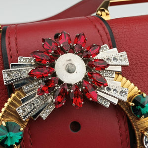 Vintage Miu Miu Miu Lady Red×multicolor Leather  shoulderbag | stylenewstar