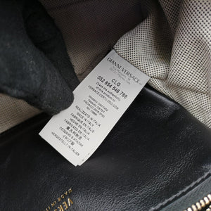 Pre-owned VERSACE Palazzo Empire Black Leather  shoulderbag | stylenewstar