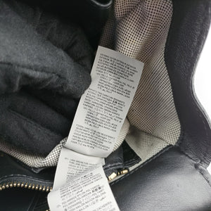 Pre-owned VERSACE Palazzo Empire Black Leather  shoulderbag | stylenewstar