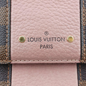 Pre-owned Louis Vuitton Bond Street EBENE×Magnolia Damier Canvas×Taurillon leather N64417 shoulderbag | stylenewstar