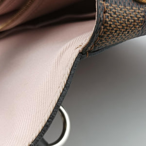 Pre-owned Louis Vuitton Bond Street EBENE×Magnolia Damier Canvas×Taurillon leather N64417 shoulderbag | stylenewstar