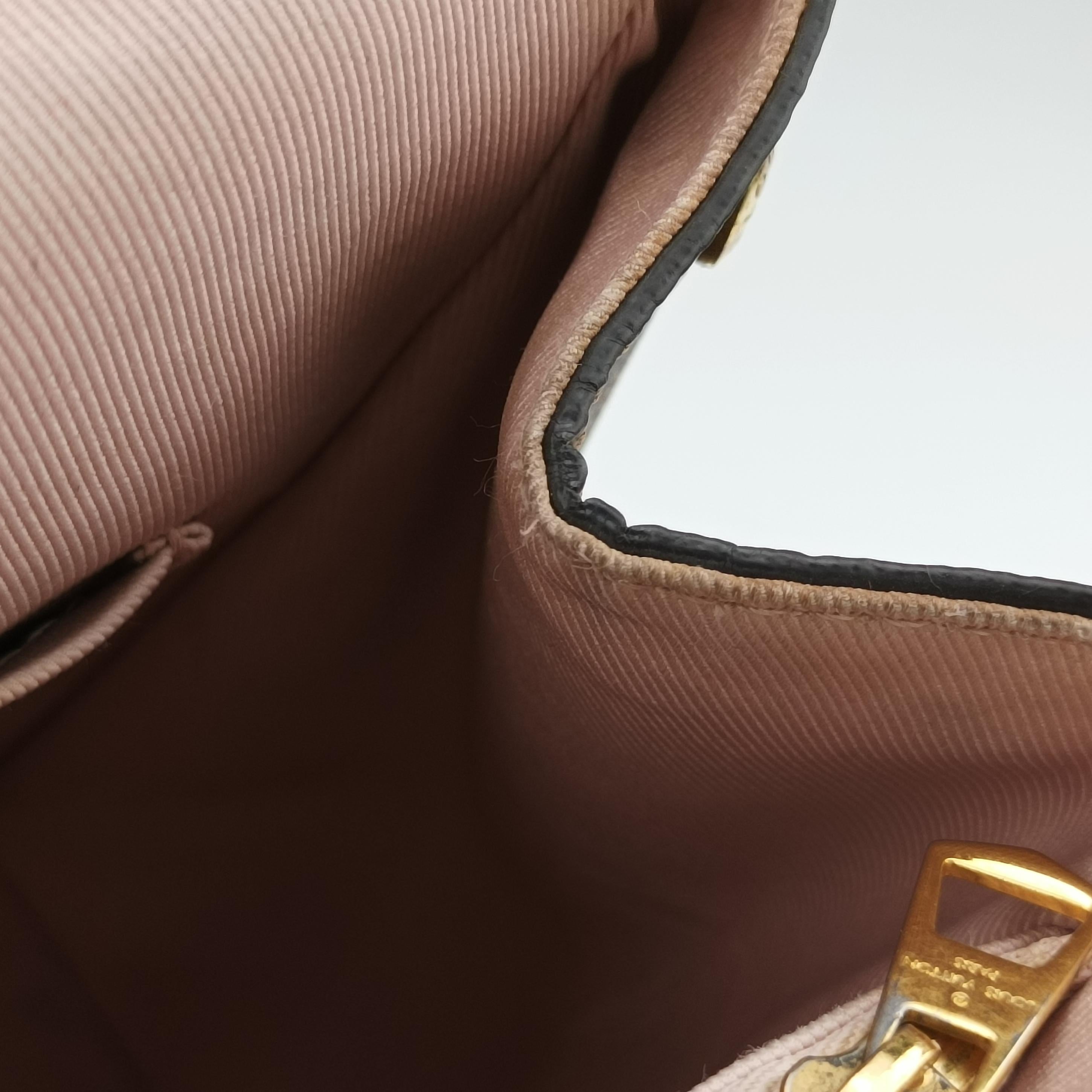 Pre-owned Louis Vuitton Bond Street EBENE×Magnolia Damier Canvas×Taurillon leather N64417 shoulderbag | stylenewstar