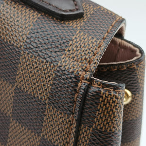 Pre-owned Louis Vuitton Bond Street EBENE×Magnolia Damier Canvas×Taurillon leather N64417 shoulderbag | stylenewstar