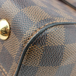 Pre-owned Louis Vuitton Bond Street EBENE×Magnolia Damier Canvas×Taurillon leather N64417 shoulderbag | stylenewstar