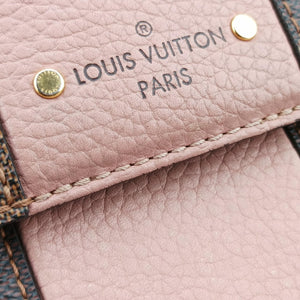 Pre-owned Louis Vuitton Bond Street EBENE×Magnolia Damier Canvas×Taurillon leather N64417 shoulderbag | stylenewstar