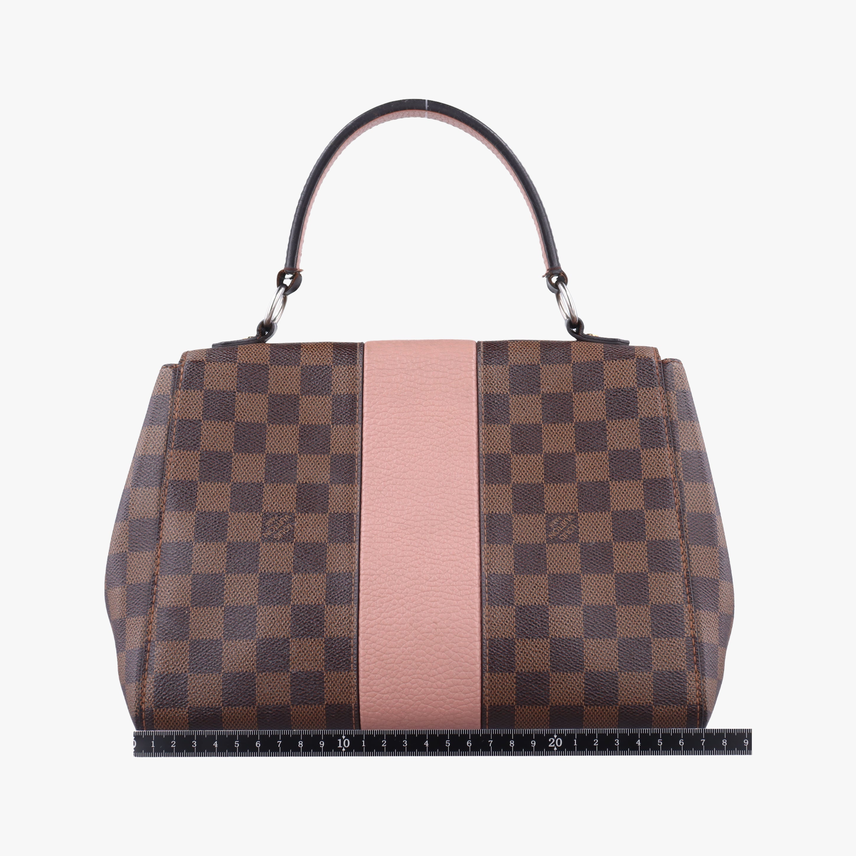 Pre-owned Louis Vuitton Bond Street EBENE×Magnolia Damier Canvas×Taurillon leather N64417 shoulderbag | stylenewstar