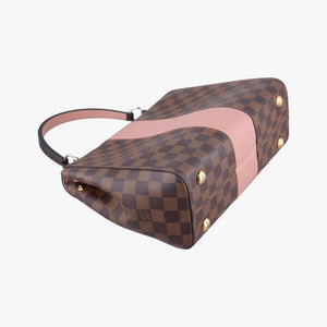 Pre-owned Louis Vuitton Bond Street EBENE×Magnolia Damier Canvas×Taurillon leather N64417 shoulderbag | stylenewstar