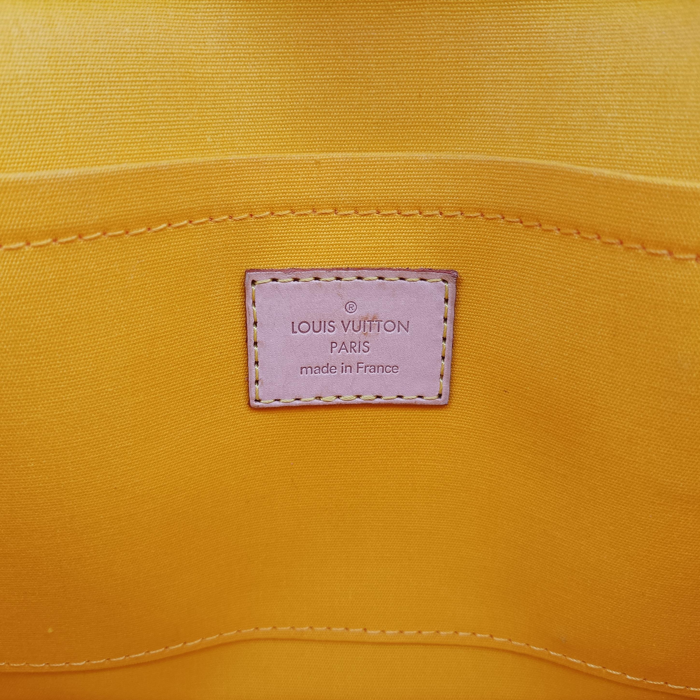Pre-owned Louis Vuitton Bellflower PM Yellow Vernis M91731 shoulderbag | stylenewstar