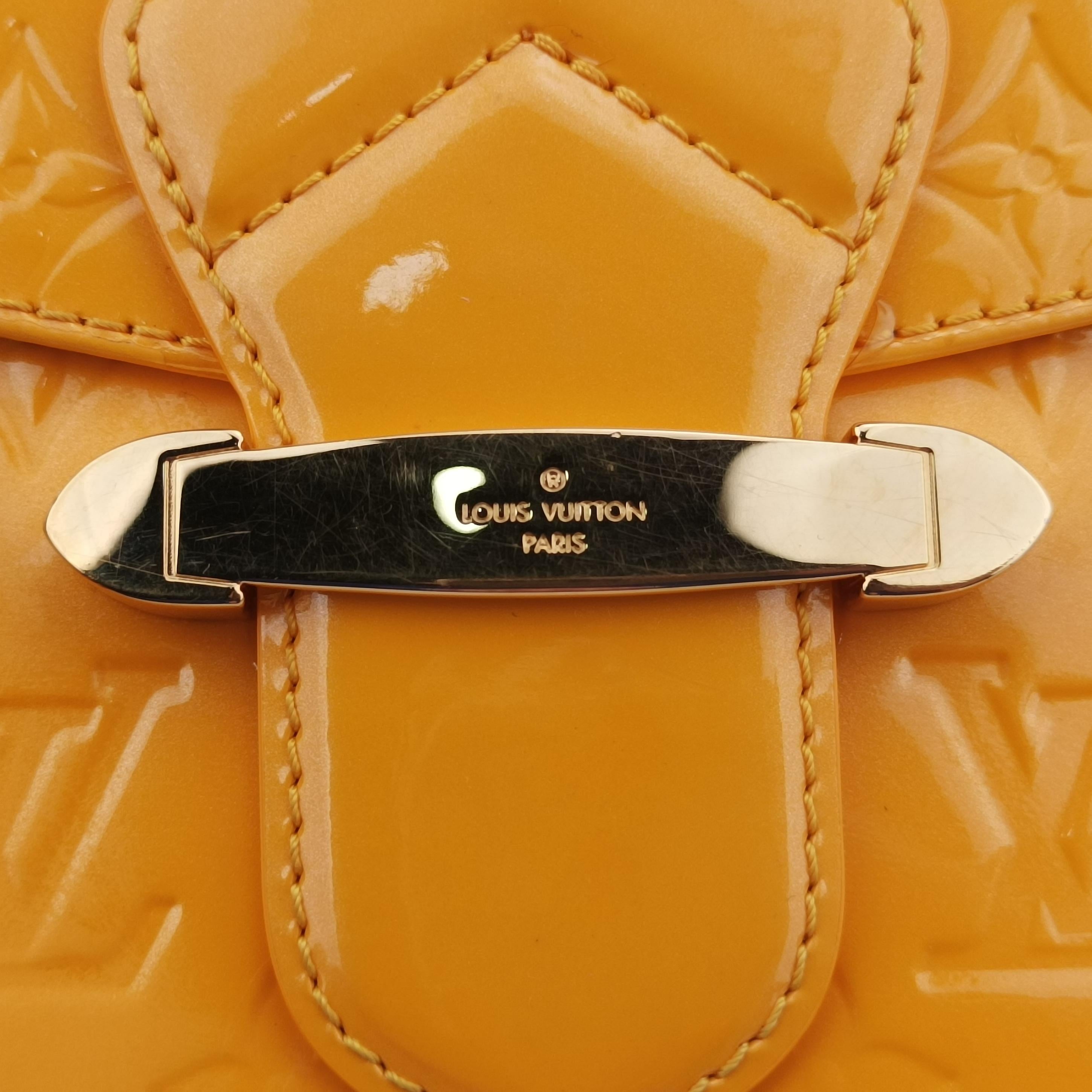 Pre-owned Louis Vuitton Bellflower PM Yellow Vernis M91731 shoulderbag | stylenewstar