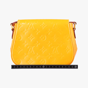Pre-owned Louis Vuitton Bellflower PM Yellow Vernis M91731 shoulderbag | stylenewstar