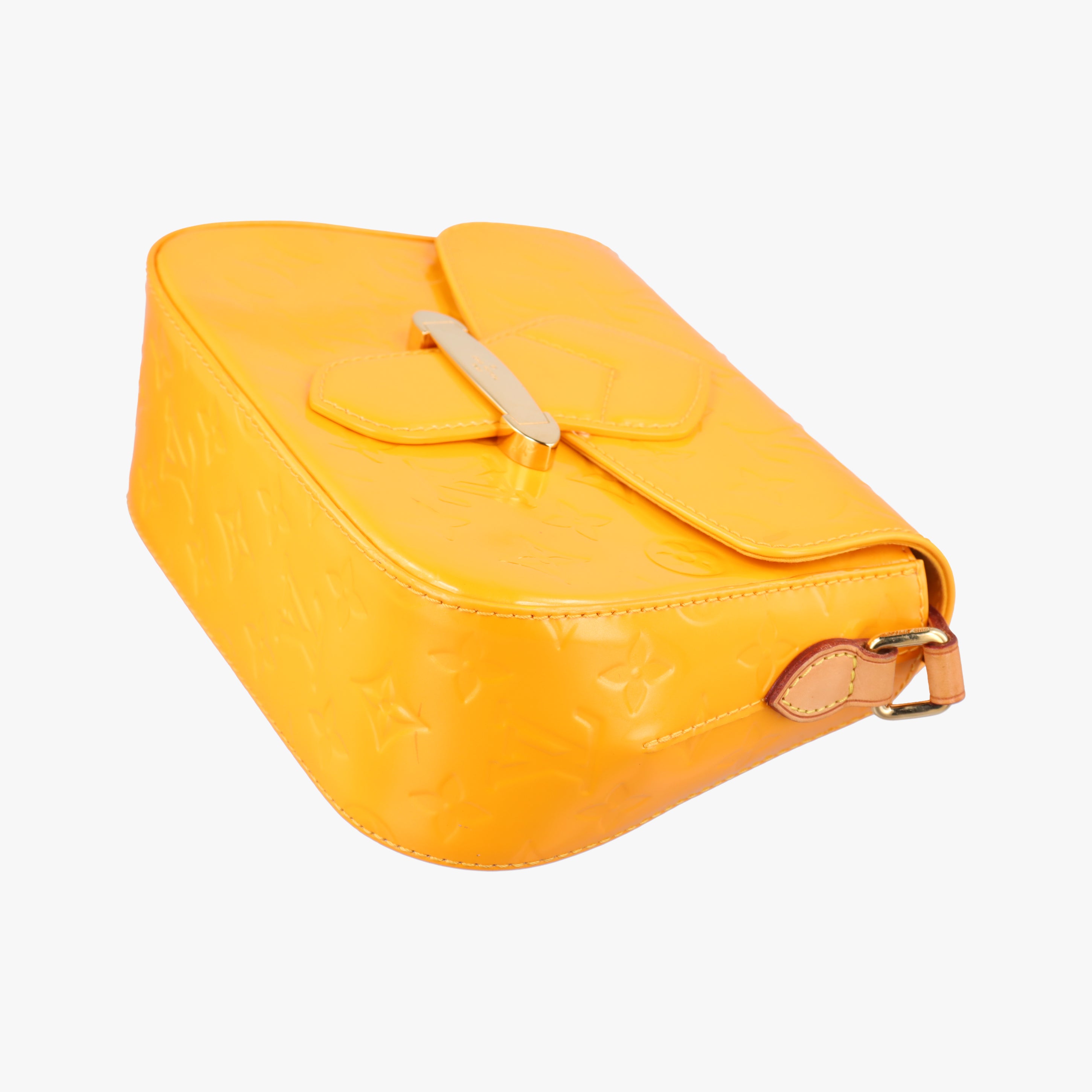 Pre-owned Louis Vuitton Bellflower PM Yellow Vernis M91731 shoulderbag | stylenewstar