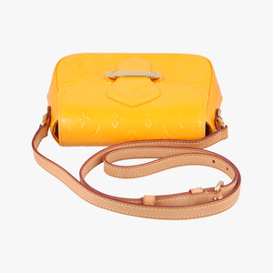 Pre-owned Louis Vuitton Bellflower PM Yellow Vernis M91731 shoulderbag | stylenewstar