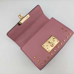 Vintage Gucci Padlock Pink Leather 432182 shoulderbag | stylenewstar
