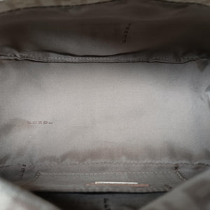 Pre-owned Fendi Baguette Beige Jacquard 8BR180 shoulderbag | stylenewstar