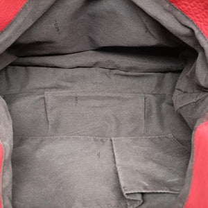 Pre-owned Fendi Mia Red Leather 8BR616 shoulderbag | stylenewstar