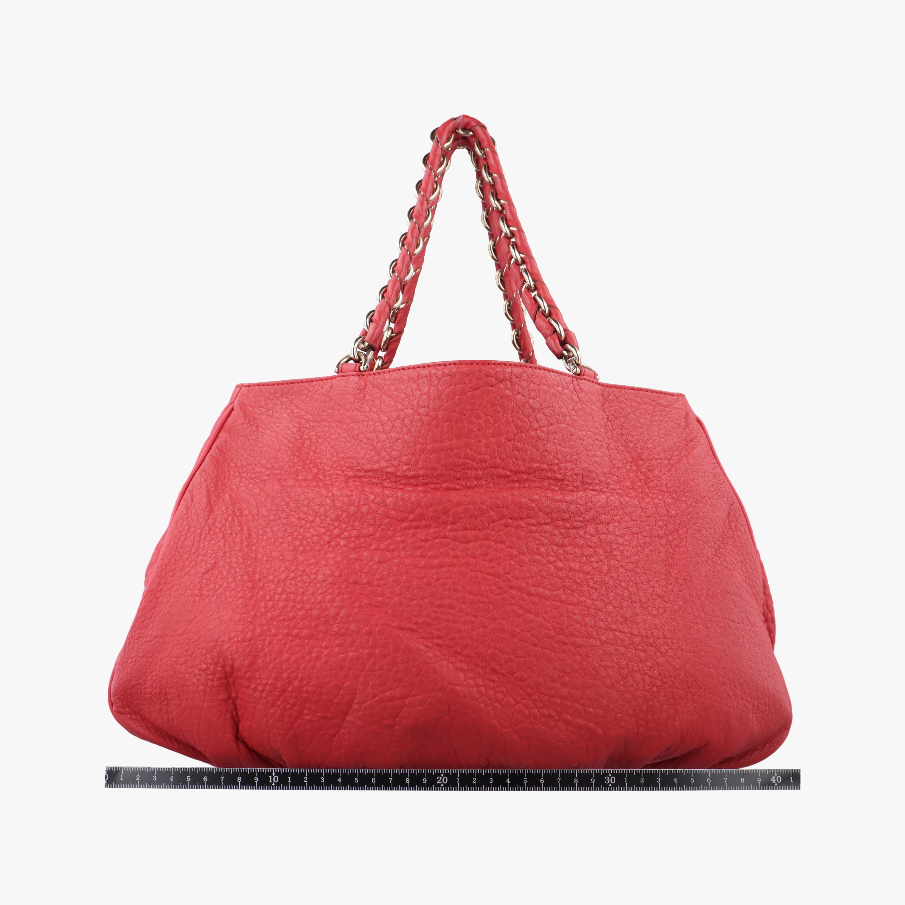 Pre-owned Fendi Mia Red Leather 8BR616 shoulderbag | stylenewstar