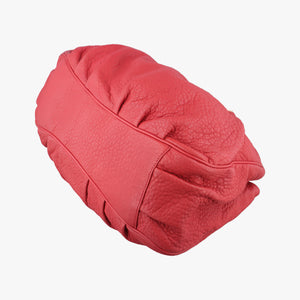 Pre-owned Fendi Mia Red Leather 8BR616 shoulderbag | stylenewstar