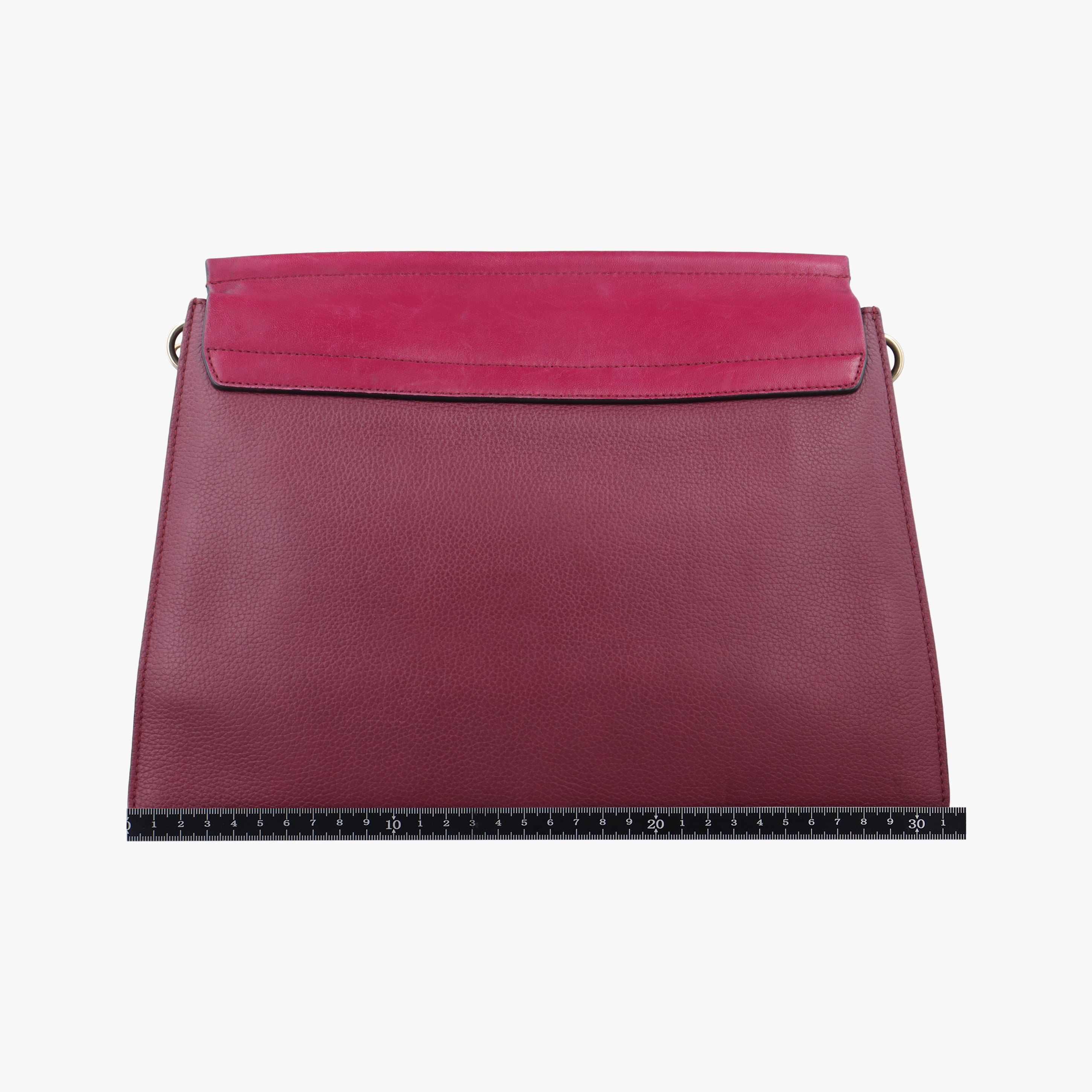 Pre-owned Chloe FAYE Burgundy Leather  shoulderbag | stylenewstar