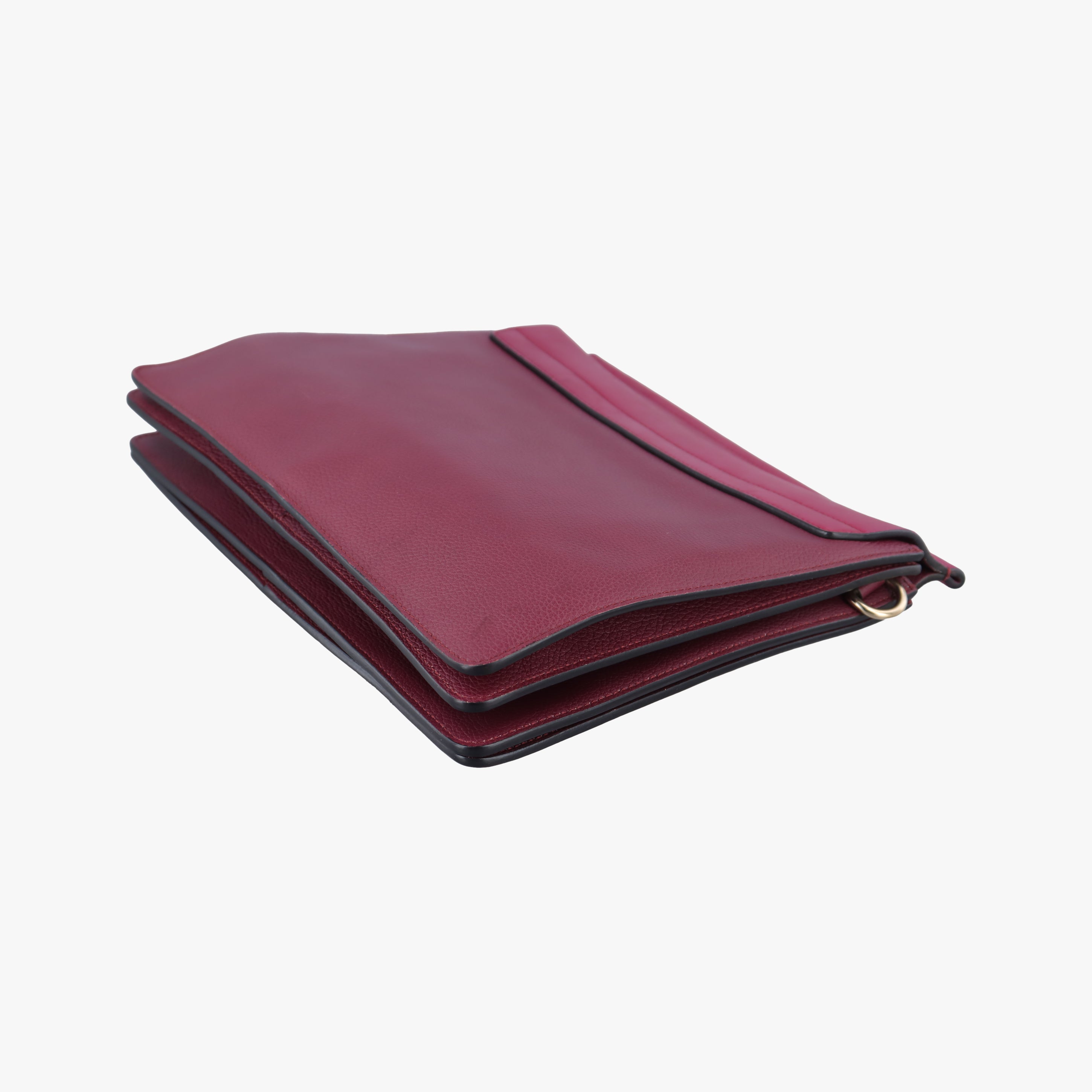 Pre-owned Chloe FAYE Burgundy Leather  shoulderbag | stylenewstar