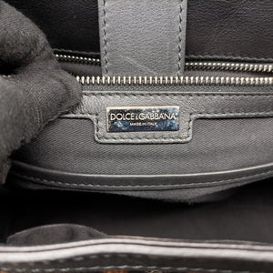 Pre-owned Dolce & Gabbana SICILY Leopard Multicolour PVC coated canvas  shoulderbag | stylenewstar