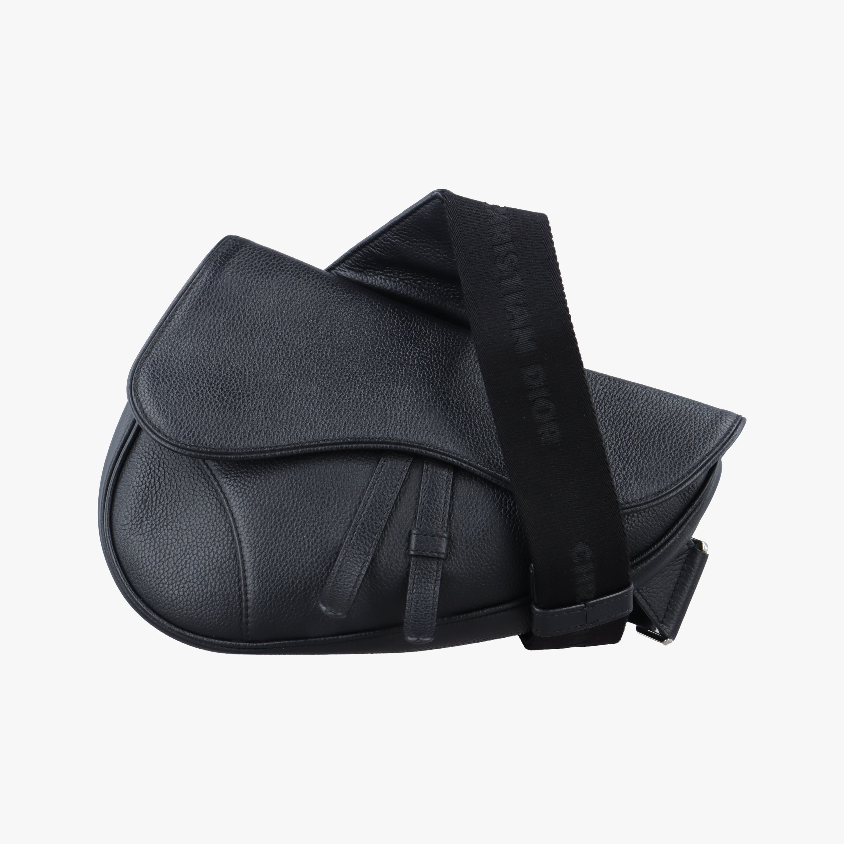 Secondhand Christian Dior Saddle Black leather  crossbodybag | stylenewstar
