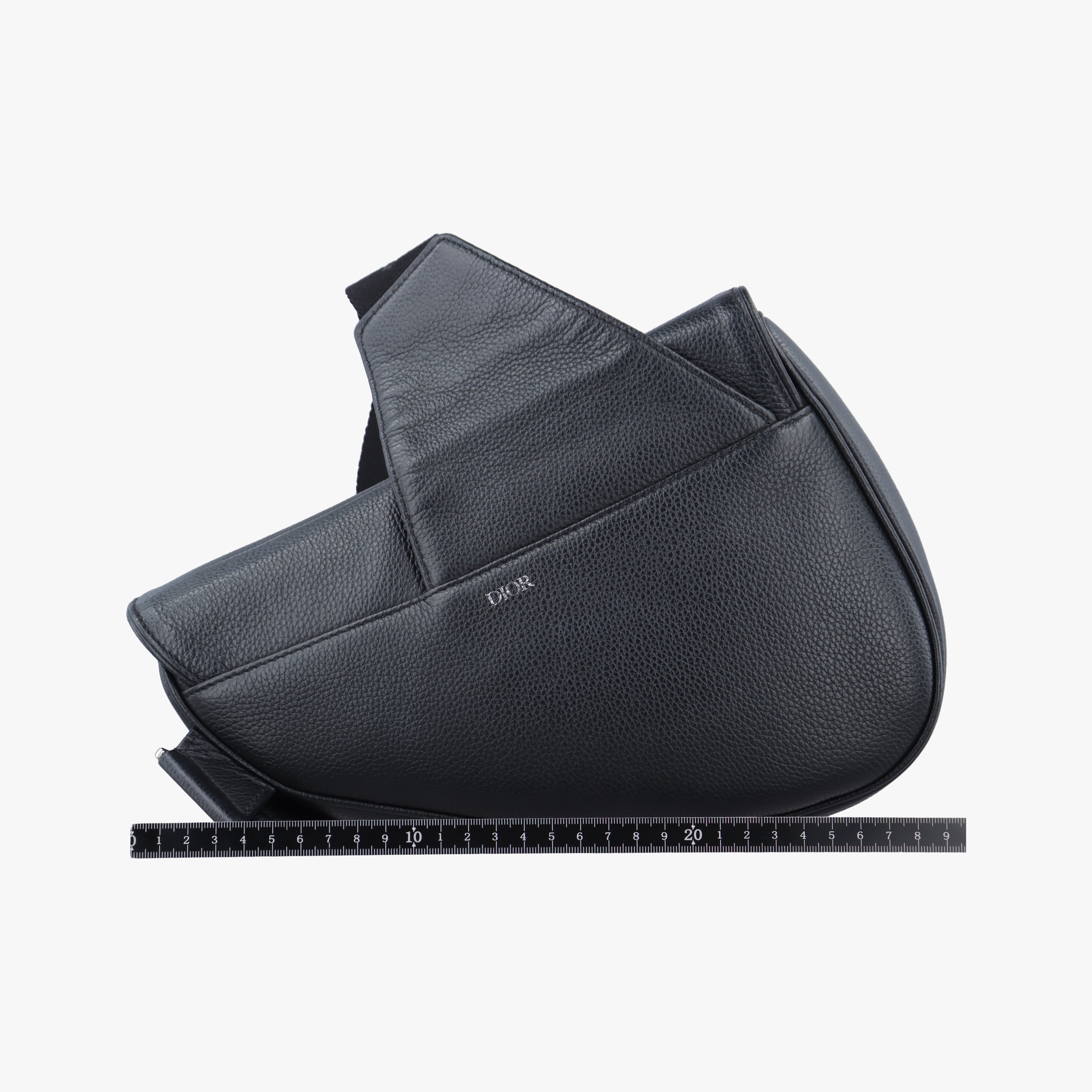 Secondhand Christian Dior Saddle Black leather  crossbodybag | stylenewstar